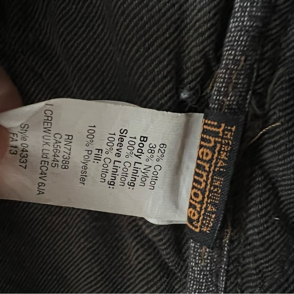 J.Crew Sussex quilted chore jacket coat - Picture 3 of 4